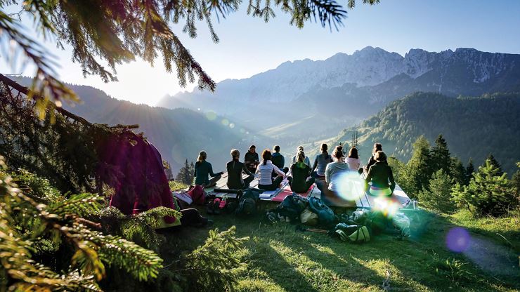 Yoga am Brentenjoch